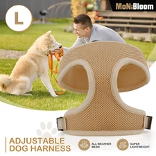 Adjustable Dog Pet Harness Control Comfortable Breathable Mesh Reflective Vest