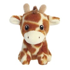 Aurora World Aurora, 35068, Eco Nation Mini Giraffe, 13cm, Pl&uuml;sch, Braun