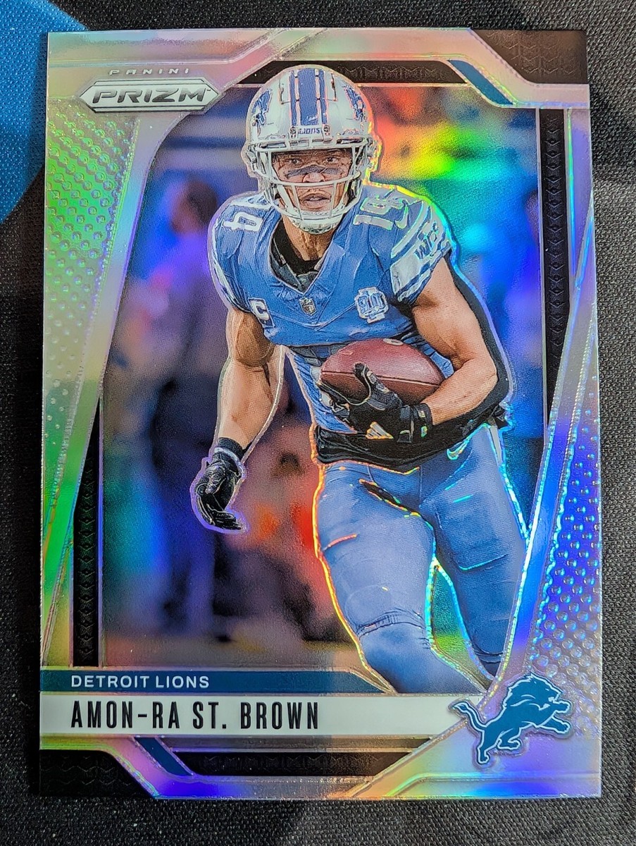 2024 Panini Prizm Silver Prizm Amon-Ra St. Brown Lions | eBay