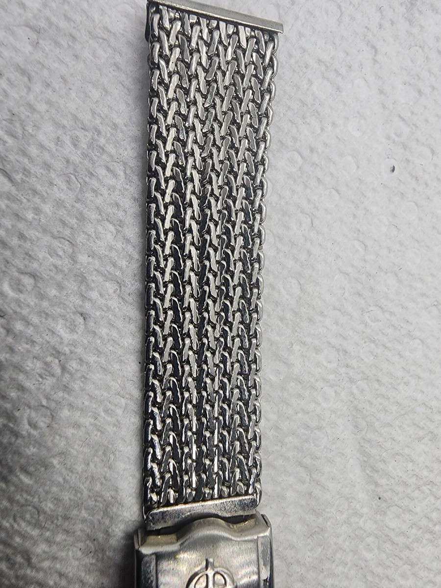Vintage Zodiac watch 18mm straight Mesh band by JB Champion Vintage Zodiac watch 18mm straight Mesh band by JB Champion