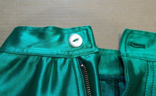 Vintage 1970 80s 'Peter Golding' Spandex Disco Jeans Pants Size XS - Shiny Lycra - Picture 10 of 14