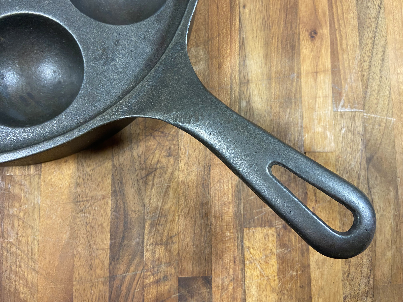 GRISWOLD 962 NO. 32 CAST IRON AEBLESKIVER EGG POACHER PAN SKILLET eBay