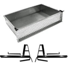 Club Car DS Golf Cart Drive GTW Aluminum Cargo Box Utility Box w/ Mounting Kit