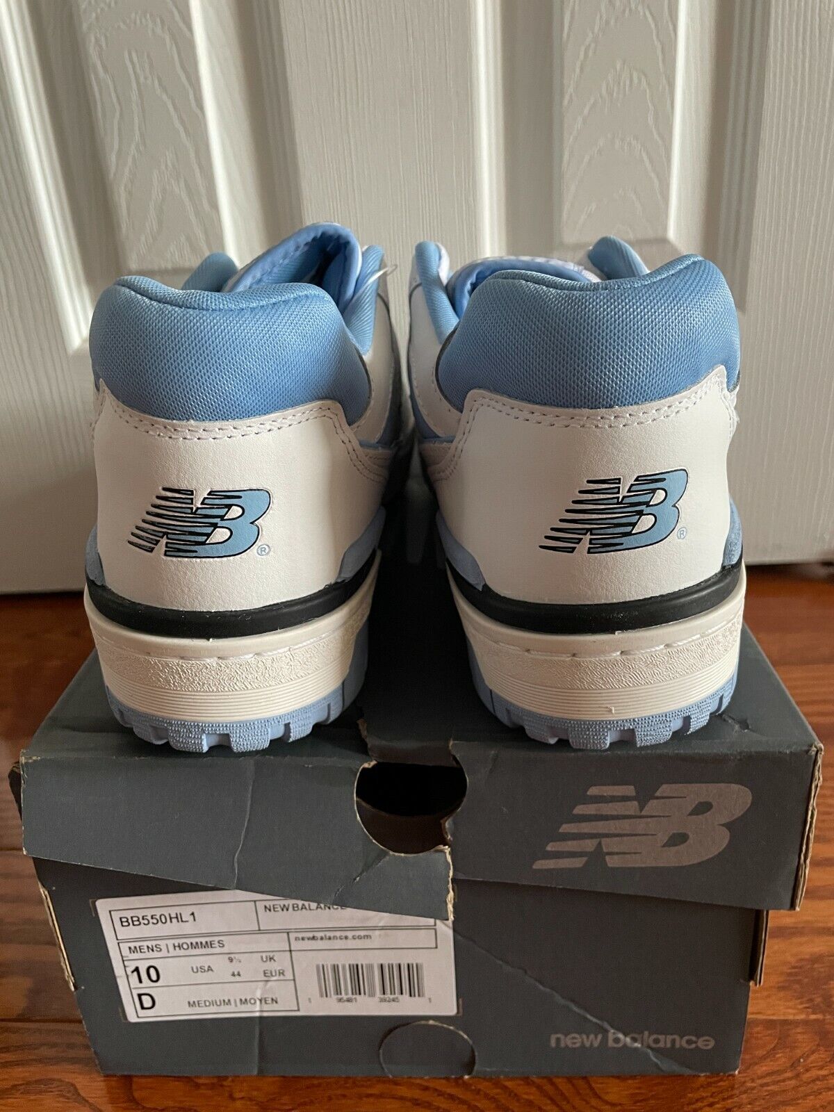 New Balance 550 'Team Carolina Blue' - ALGARISMO 7 - SNEAKERS IMPORTADOS