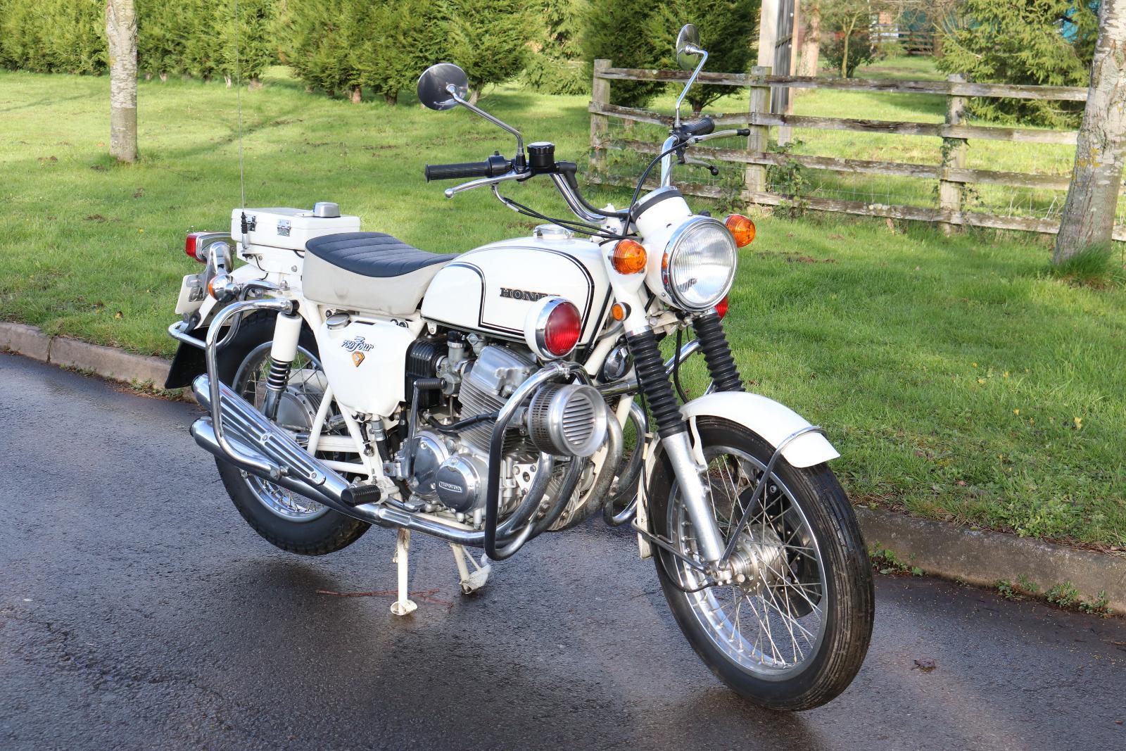 Hot Wheels Motorcycle Tamiya 1/6 Scale HONDA CB750 POLICE TYPE