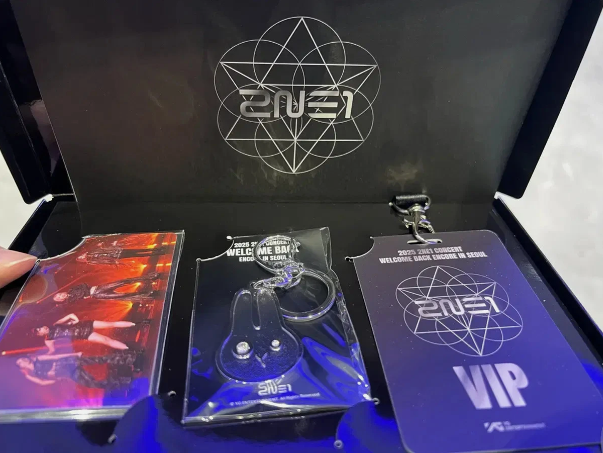 2025 2NE1 CONCERT VIP KIT WELCOME BACK ENCORE IN SEOUL OFFICIAL MD
