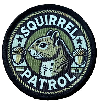 Secret Squirrel Morale Patch for Militay Airsoft Gear