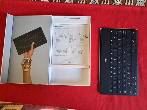 Logitech Keys-to-Go Bluetooth Keyboard NEW AS-IS - Afbeelding 2 van 5
