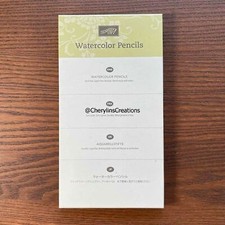 Stampin Up Watercolor Pencils Assortment 1 13 COLOR PENCILS RETIRED COLORS