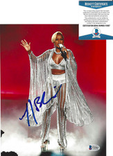 SINGER MARY J. BLIGE SIGNED AUTHENTIC 8x10 PHOTO B SOUL QUEEN BECKETT COA BAS