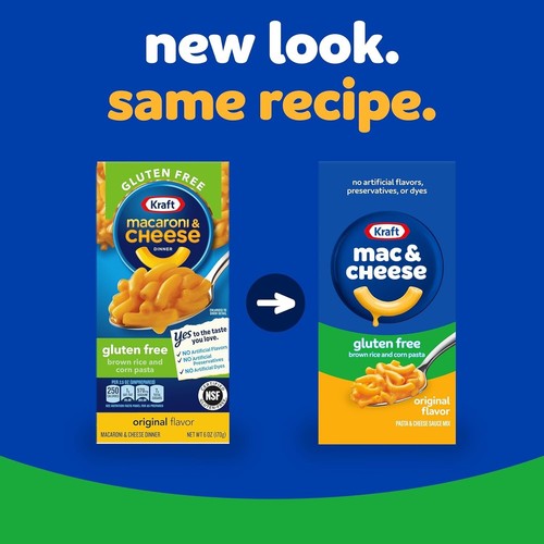 Kraft Gluten Free Mac and Cheese Dinner, Flavor - Convenient Pack of 6 - Picture 6 of 17