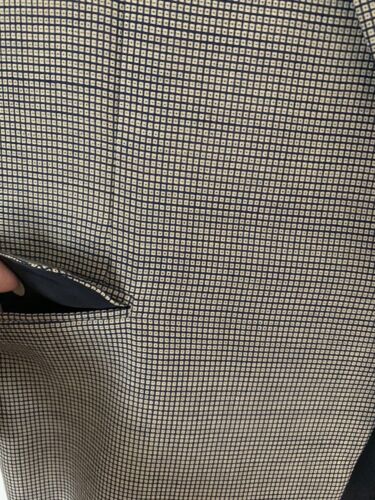 Canali Mens Blazer 42R One Button Wool Italy for Bernini Birdseye Sports Coat - Picture 9 of 17
