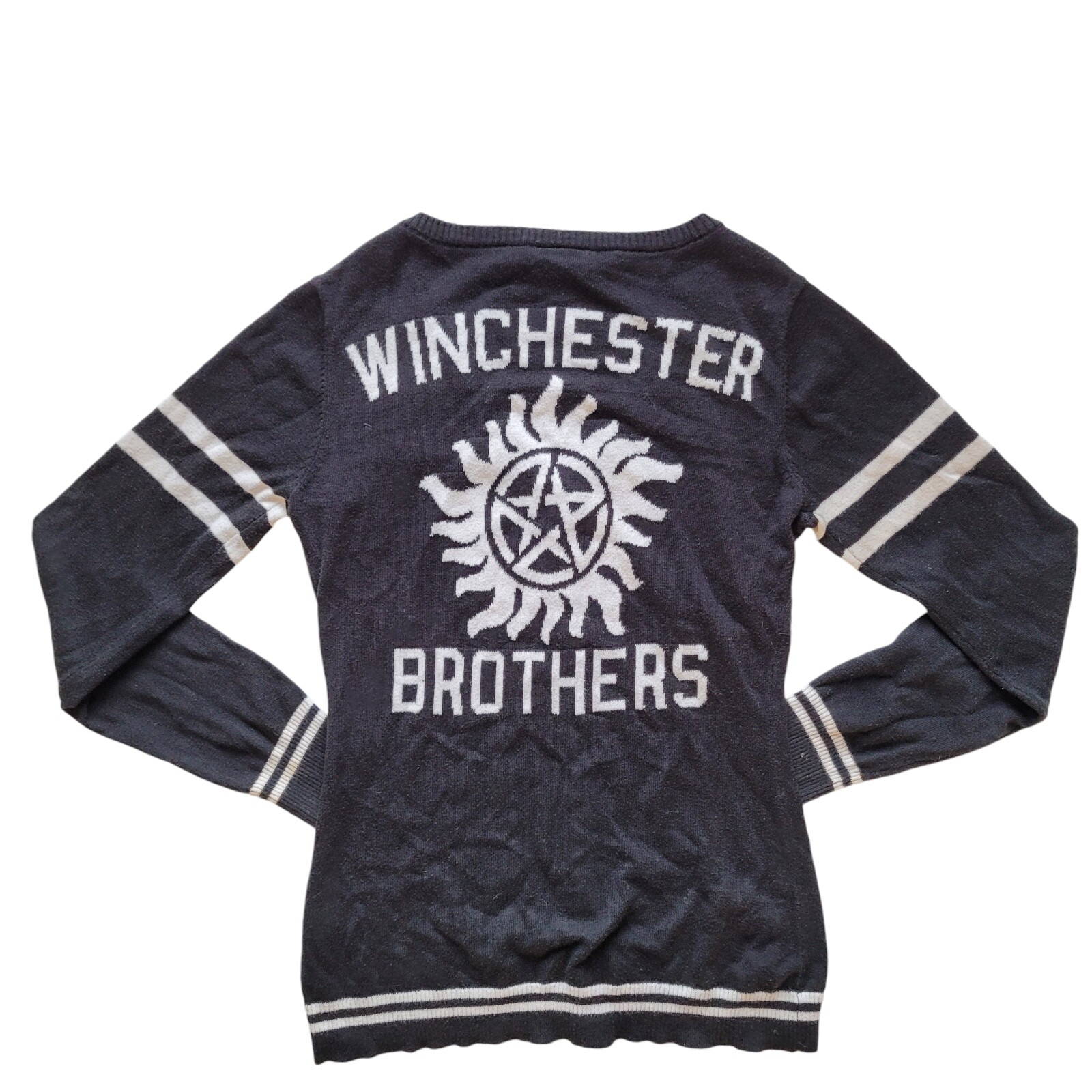 Supernatural Show Shirt Cardigan by Hot Topic Winchester Brothers
