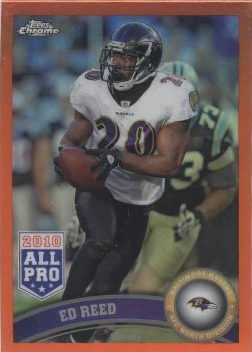 2011 Topps Chrome - Ed Reed #158 Orange Refractor for sale online | eBay