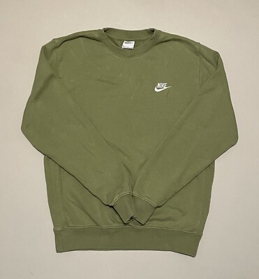 sage green nike sweatshirt