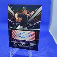 2023 Panini Chronicles Reggie Crawford RC Auto Red Etch Obsidian SSP Giants