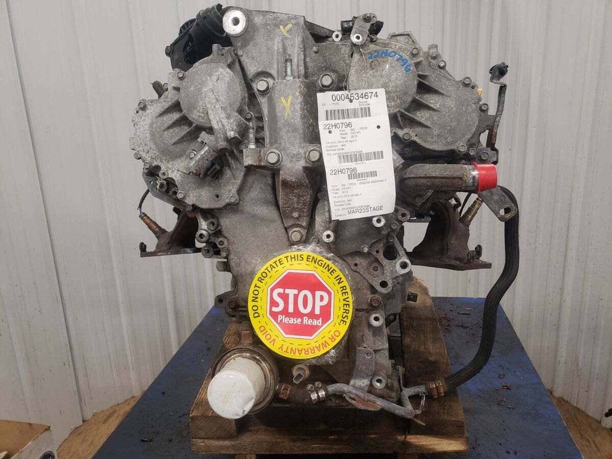 13 NISSAN PATHFINDER ENGINE MOTOR 3.5 NO CORE CHARGE 94,385