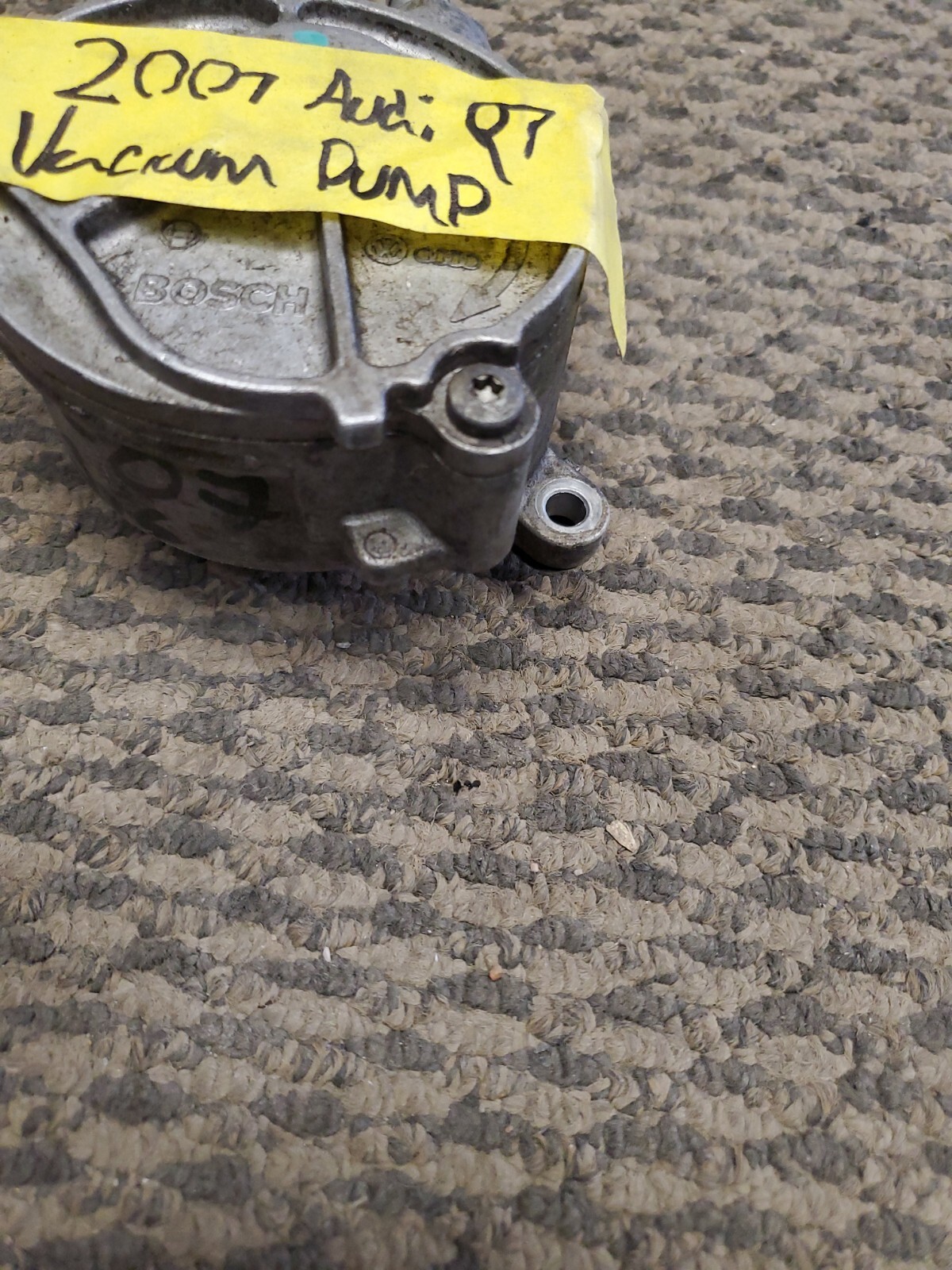 20072009 AUDI Q7 BRAKE VACCUM PUMP OEM (03H145100B) eBay