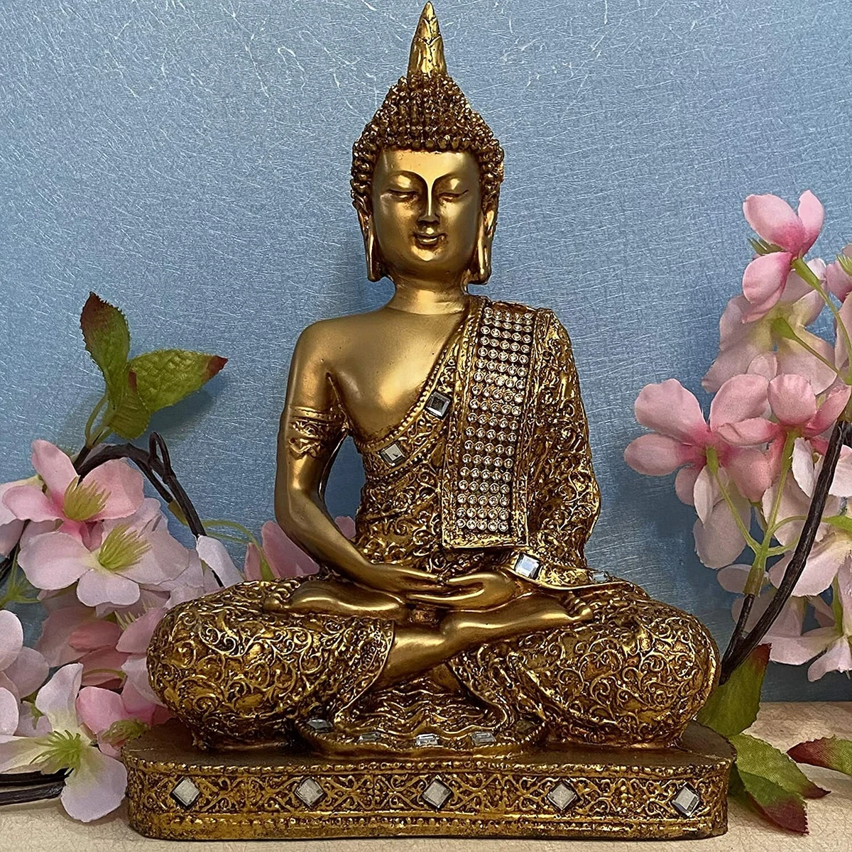 Golden buddha statue deals