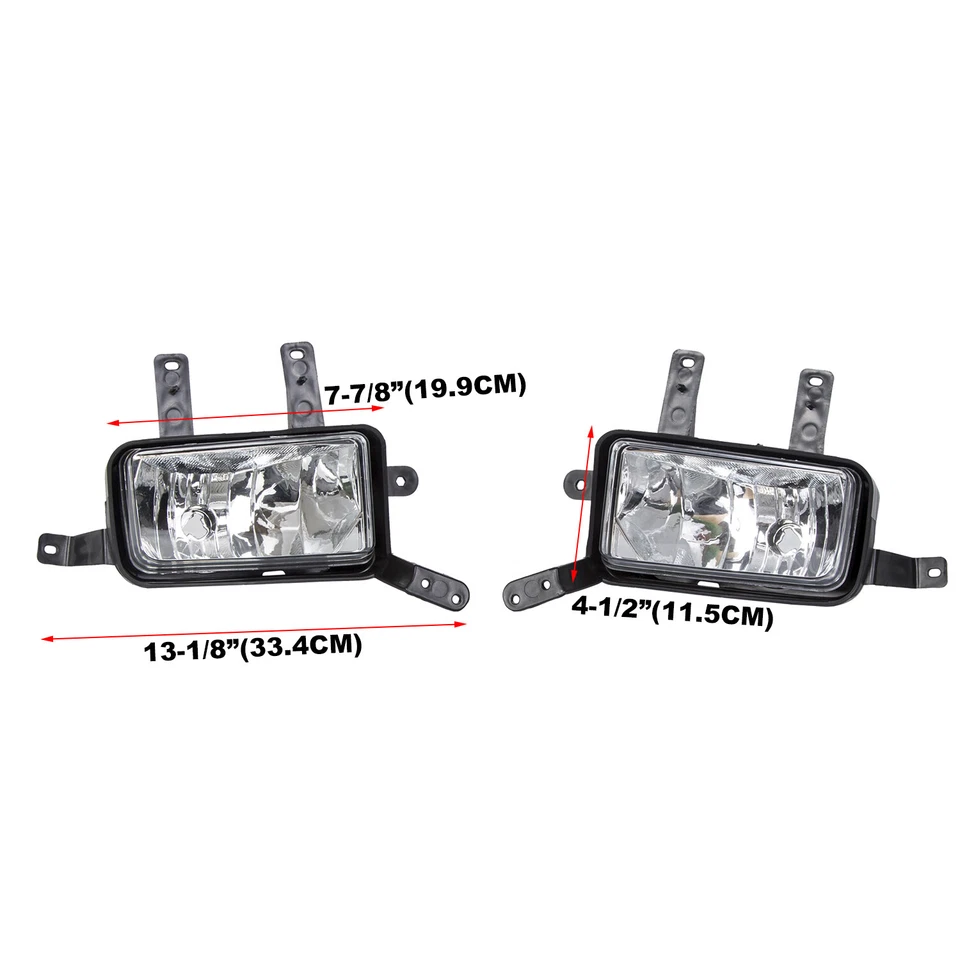 Luces antiniebla para Chevy Suburban/Tahoe 2015-2020 luces con moldura cromada + interruptor + bombillas Foto 3 de 4