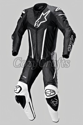 ALPINE STAR MOTORBIKE RACING ABSOLUTE V2 ONE PIECE GENNUINE COWHIDE LEATHER SUIT