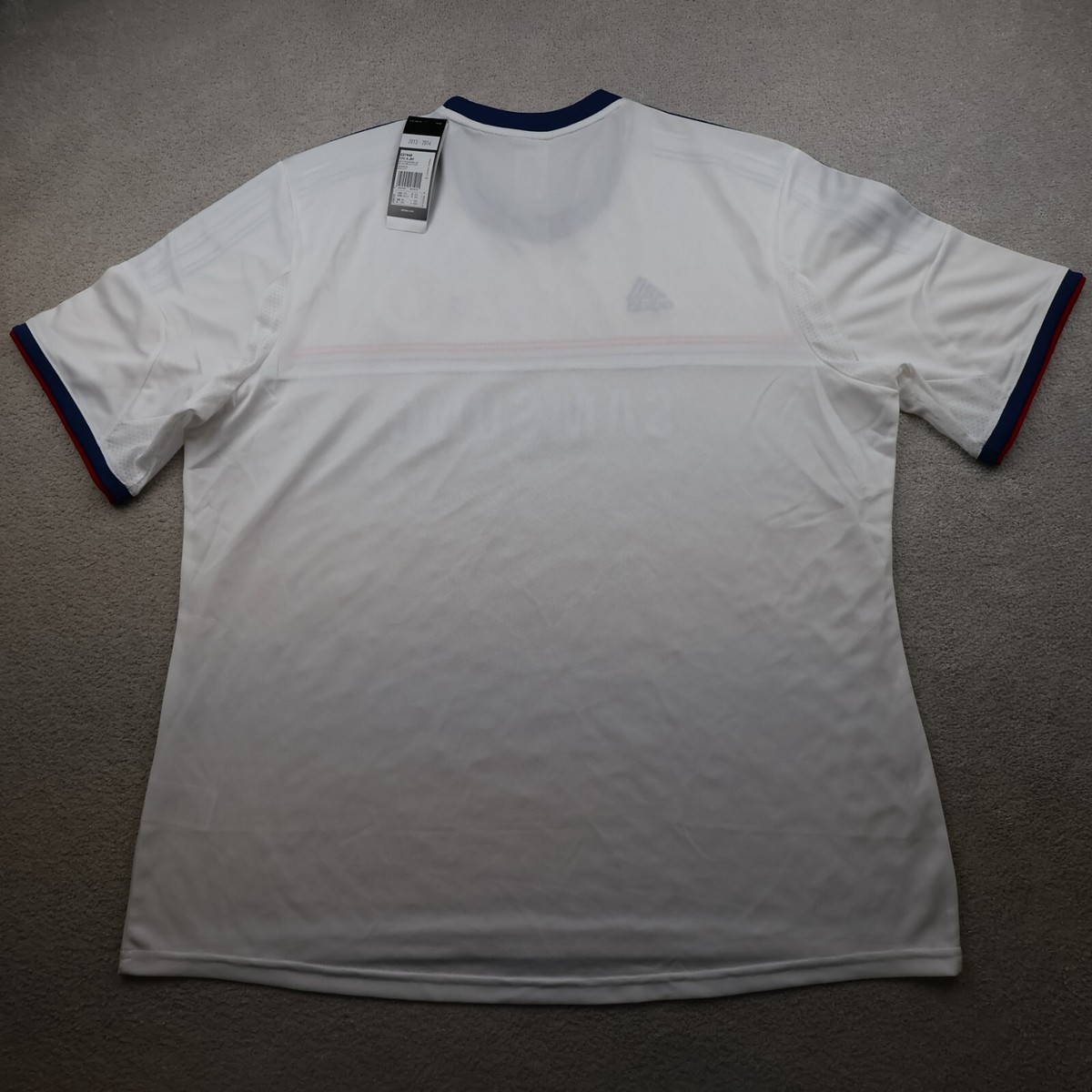 Chelsea Shirt 2XL White Away Kit 2013 2014 Adidas Samsung