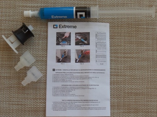 Dichtmittel Klimaanlagen inkl 3x Adapter Leak Stop PKW R134a R1234yf R12 R410a - Picture 4 of 4