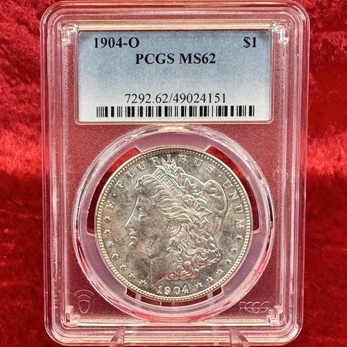 1904-O Morgan Silver Dollar PCGS MS62