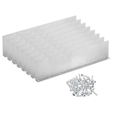 8pcs Gutter Valley Splash Guards Downspout Diverter Roof Rain Diverter