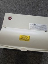 Wylex 10 Way Fully Loaded Consumer Unit/fusebox with A type RCD for parts only 
