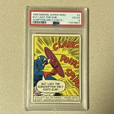 1966 Donruss Marvel Super Heroes Trading Cards 44