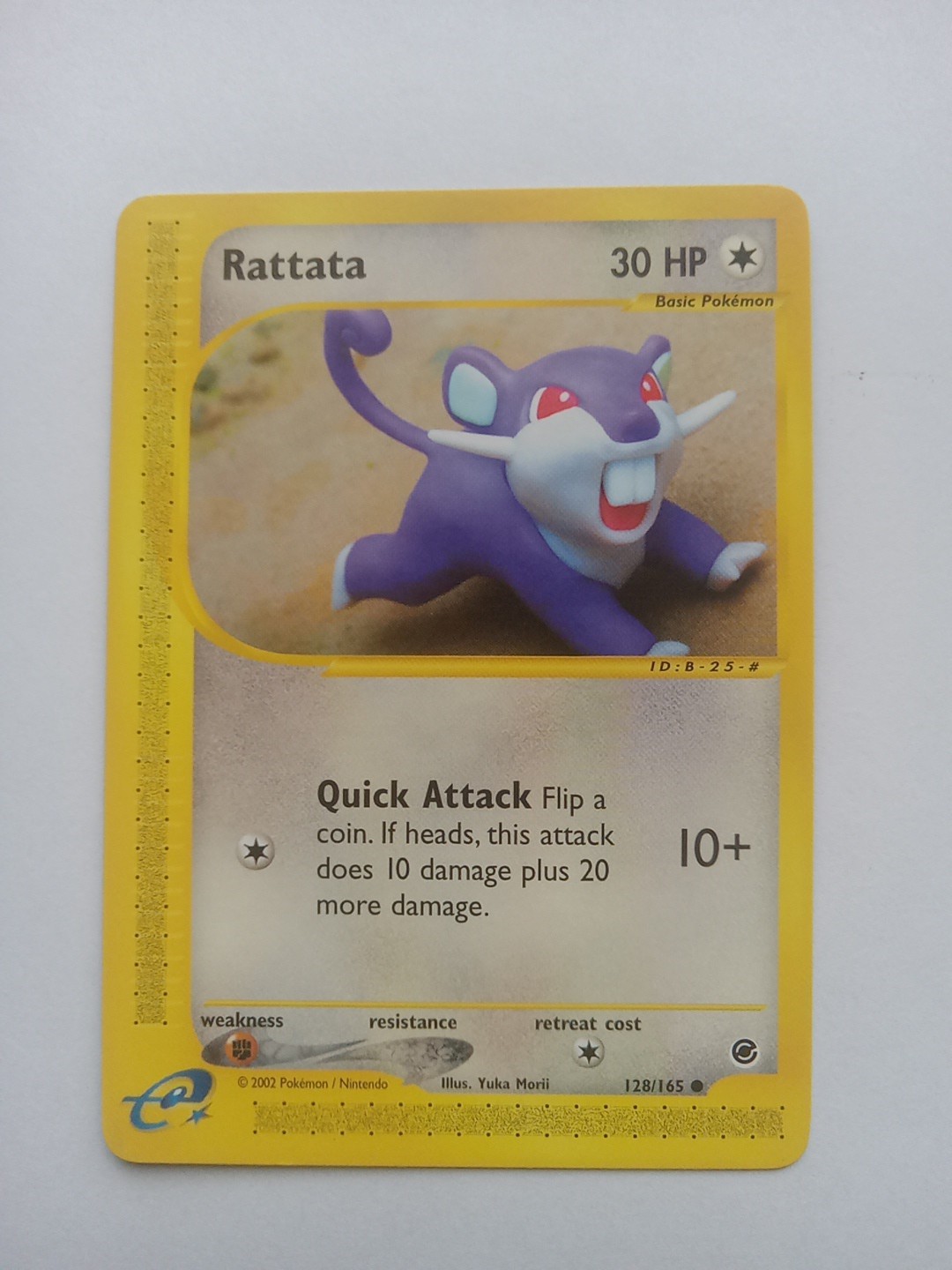 Rattata 128/165 Pokemon Expedition Common E-Reader NM Unplayed Free Ship!!