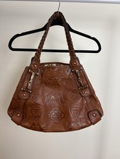 Vintage Gucci Pelham Braided Handle Shoulder Leather Bag