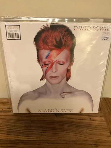 David Bowie Aladdin Sane 45th Anniversary Edition LP Silver Vinyl