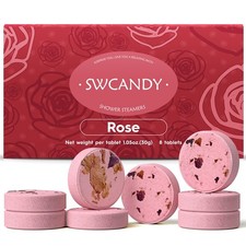 SWCANDY Shower Steamers Aromatherapy Birthday Gifts for Women Travel Essentia...
