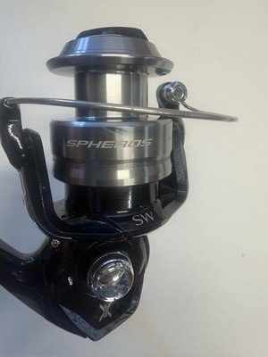 SHIMANO SPHEROS SW 6000 Spinning Reel 4.6:1 Front Drag 4+1 Black/Silver