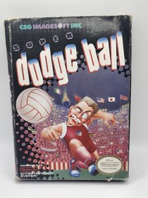 Super Dodge Ball Nintendo NES Game Cart Box CSG Imagesoft Sports NTSC-U/C 1989