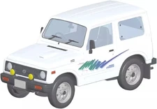 Plastic model 1/32 Suzuki JA11 Jimny (Superior White) "Rakupla Snap Kit No.18...