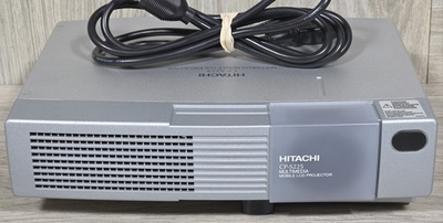 #ad #ad Hitachi CP S225W Multimedia Mobile LCD Projector Silver TESTED $79.95