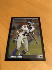 2003 David Tyree Topps Chrome Football Rookie RC Giants #204