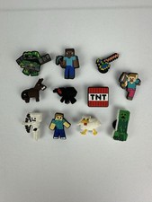 Lot Of 11 Minecraft Jibbitz