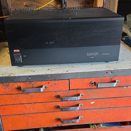 ADCOM GFA-555II Power Amplifier Vintage Stereo Audio Component Black