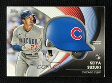 2022 Update Commemorative Batting Helmet Manufactured Relics Seiya Suzuki b1g