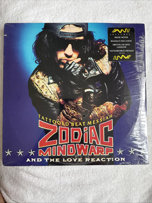 Zodiac Mindwarp And The Love Reaction   Tattooed Beat Messiah LP 1988 new sealed