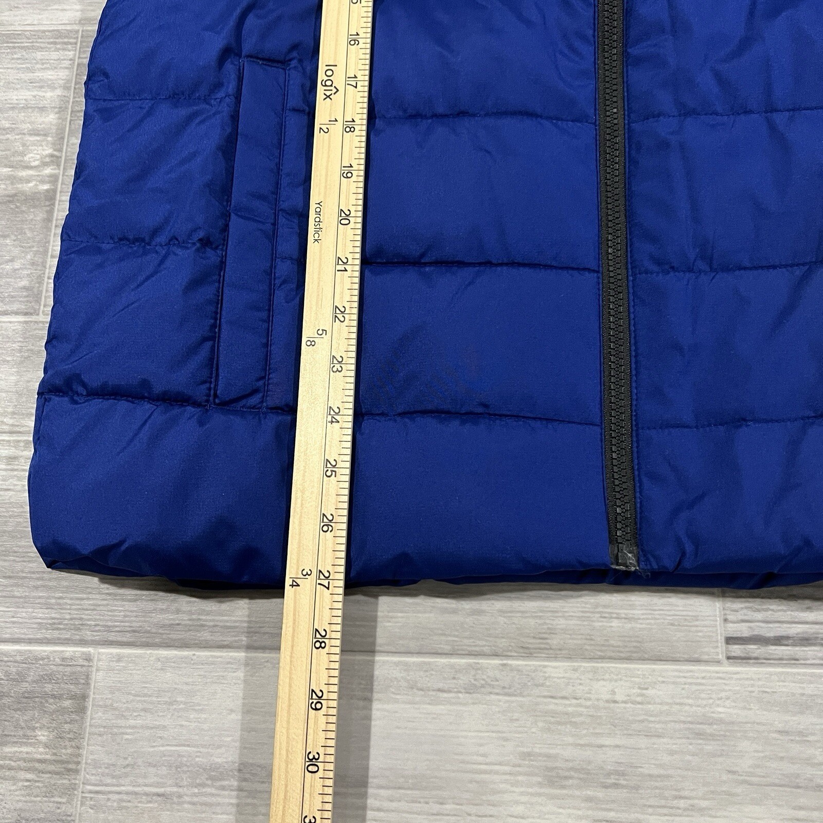 NWT GAP ColdControl Puffer Jacket Quilted Lightweight Bellwether Blue Medium image 6