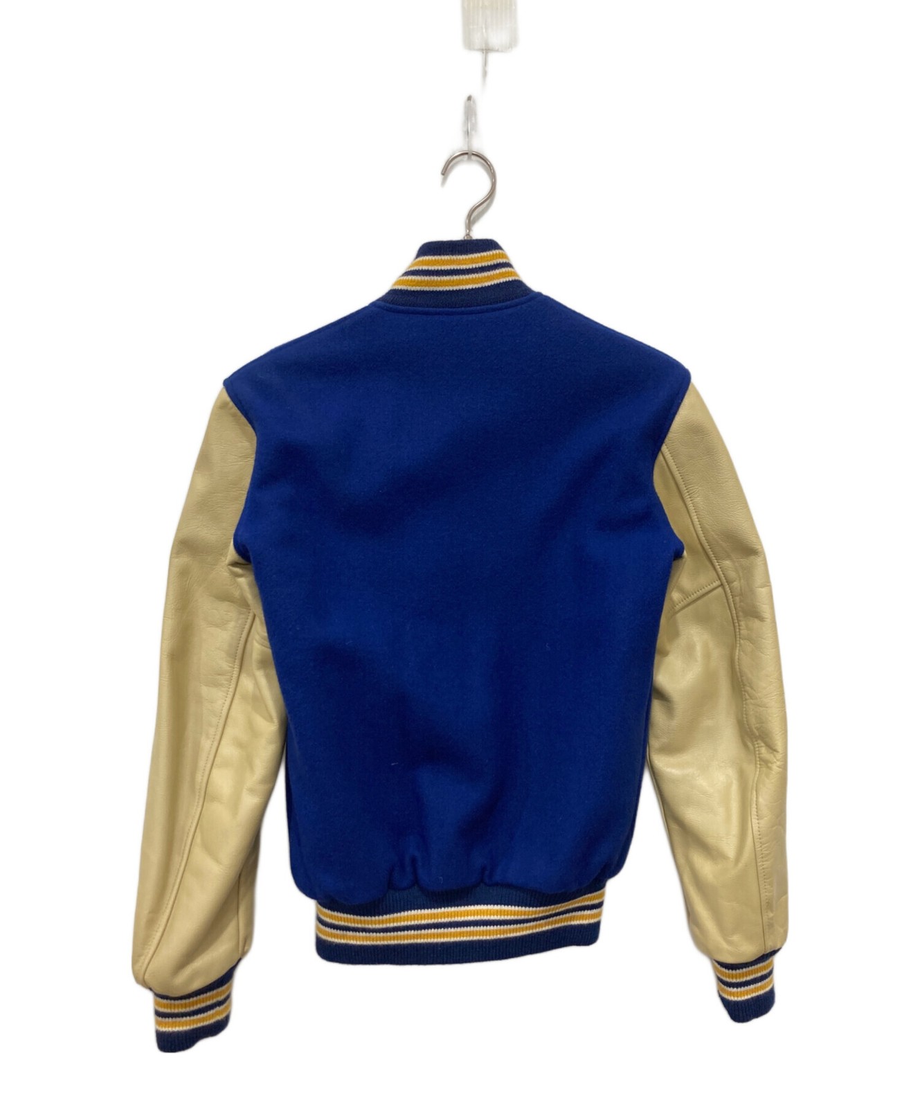 CATCH BALL Leather switch stadium jacket Size: 34… - image 2