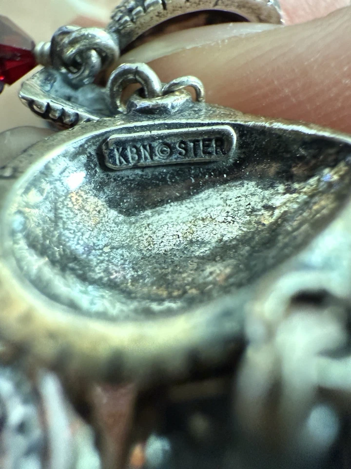 Kabana KBN 纯银 925 非洲部落动物串珠条纹项链  — 第 4/4 张图片