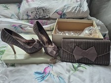 Faith Stiletto Shoes Size 5 And Matching Bag