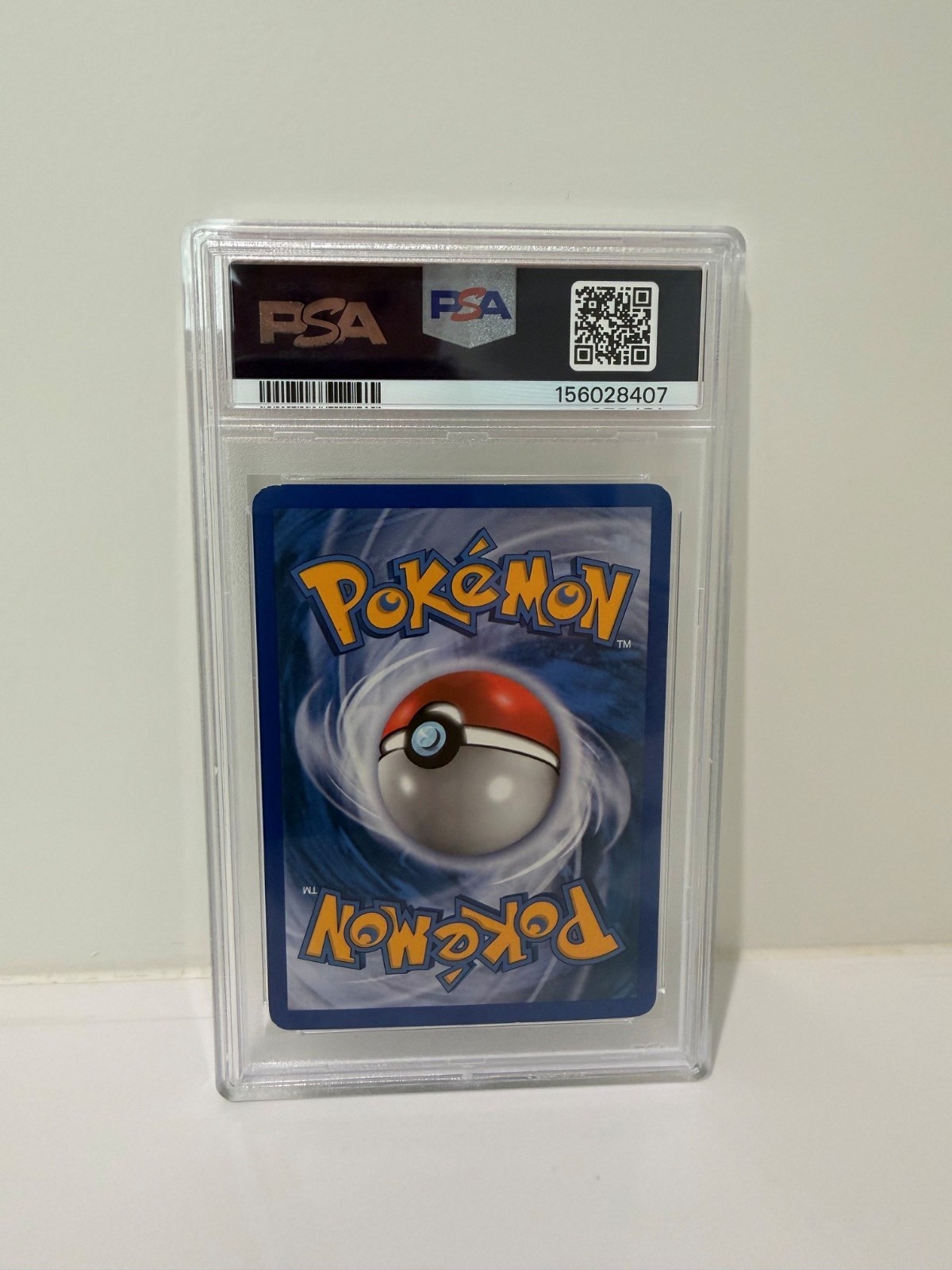 2007 Pokemon Vaporeon EX Power Keepers Gold Star Holo Swirl PSA 6 view 2