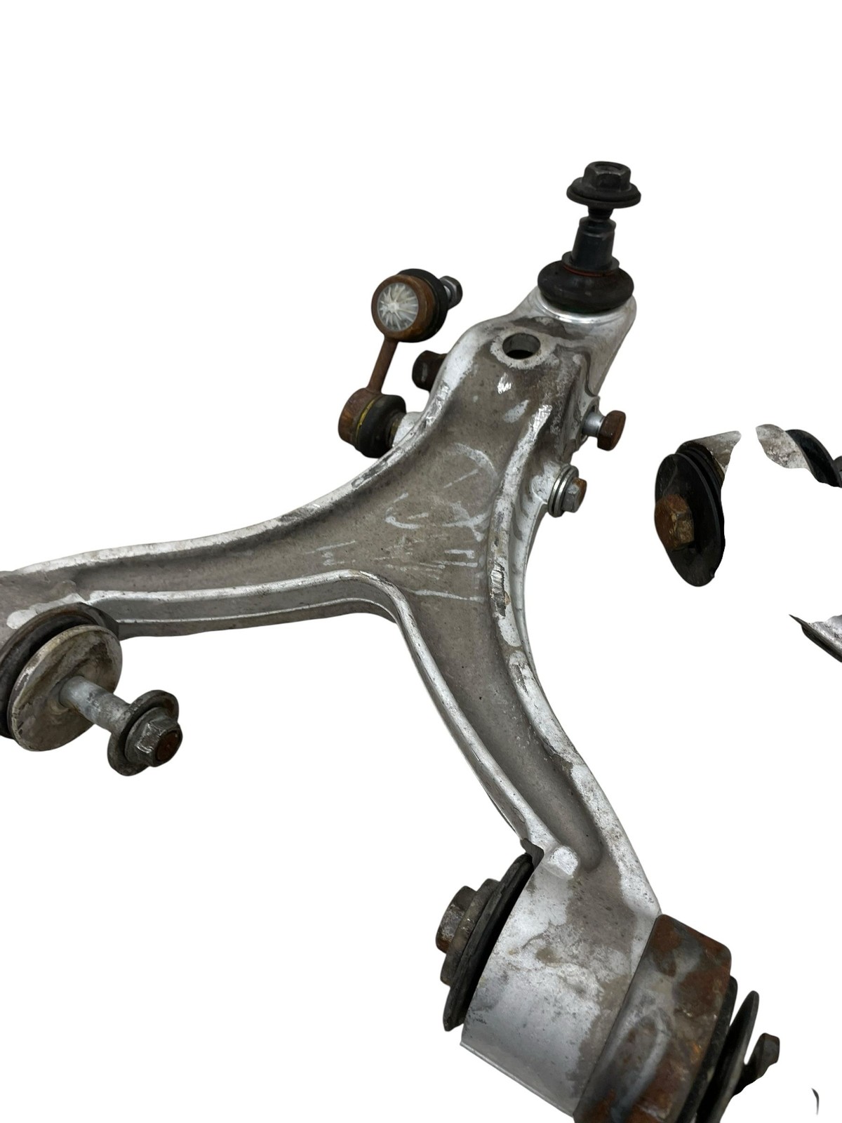 2008-2016 MASERATI GRANTURISMO FRONT RIGHT UPPER & LOWER CONTROL ARM SET (2) OEM